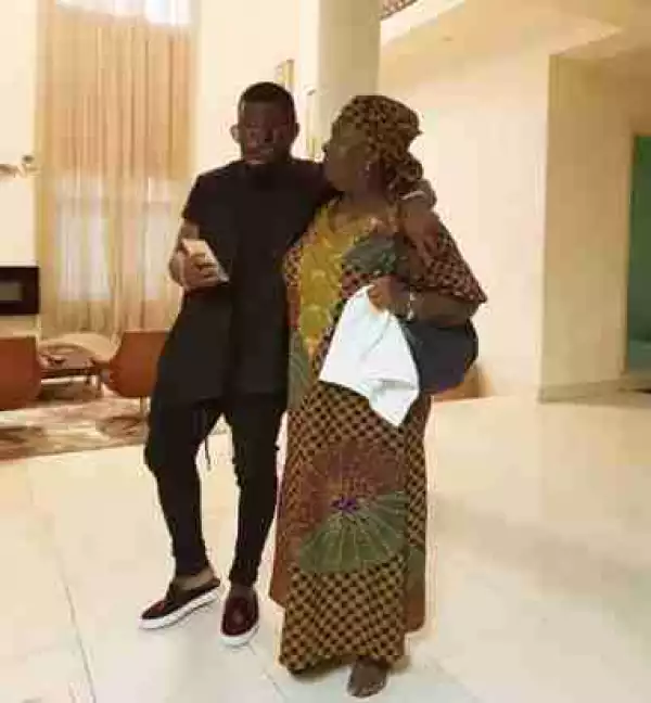 Timaya Shows Off His Mother In New Adorable Photo